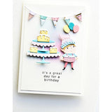 Poppy Stamps PP2100 Birthday Fun 6x6 pack