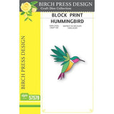 Birch Press Design Block Print Hummingbird