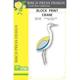 Birch Press Design Block Print Crane