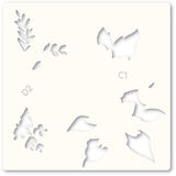 Memory Box 88618 Breezy Bouquet Stencil Set