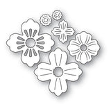 Poppy Stamps 2679 Fabulous Florals craft die