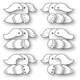 Poppy Stamps  2712 Nordic Birds of a Feather craft die