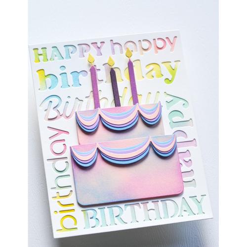 Memory Box 94854 Party Layer Cake craft die