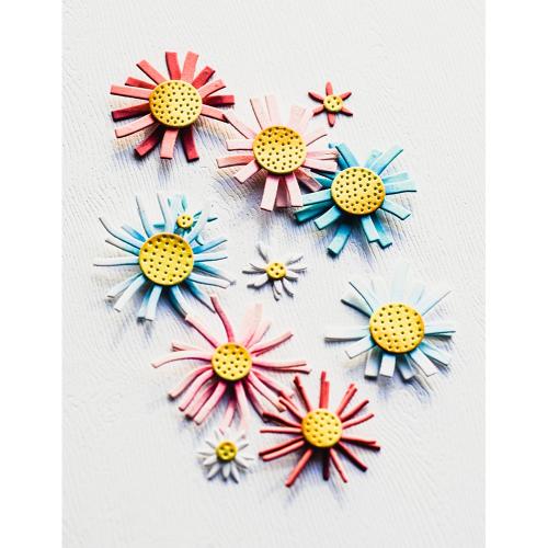 Memory Box 94863 Fringe Flowers craft die