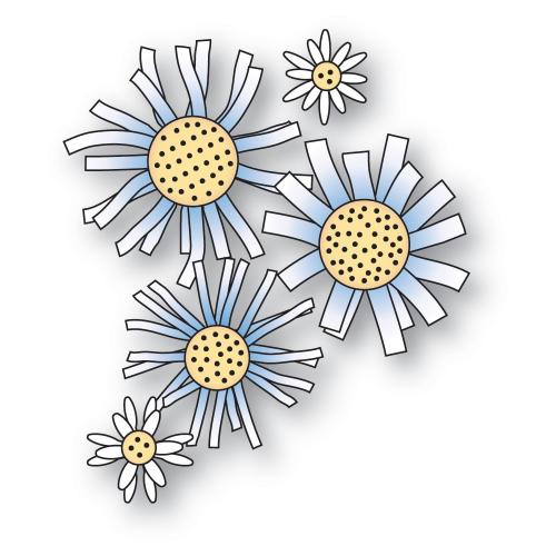 Memory Box 94863 Fringe Flowers craft die