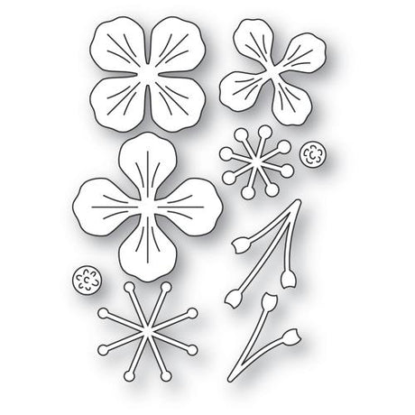 Memory Box 94865 Lucky Blooms craft die