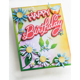 Memory Box 94866 Happy Birthday Celebration Script craft die