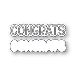 Memory Box 94869 Congrats Marker Script craft die