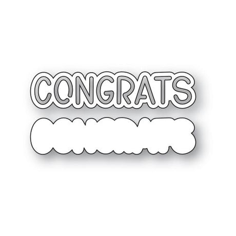 Memory Box 94869 Congrats Marker Script craft die