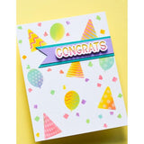 Memory Box 94869 Congrats Marker Script craft die