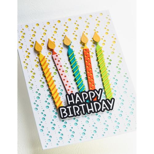 Memory Box 94870 Happy Birthday Marker Script craft die