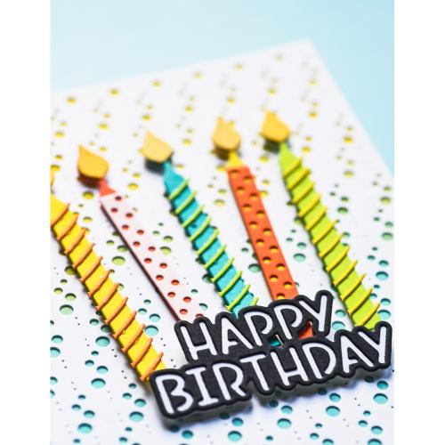 Memory Box 94870 Happy Birthday Marker Script craft die