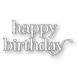 Memory Box 94871 Happy Birthday Chic Script craft die