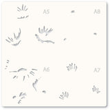 Memory box 88621 – Playful Poppies Stencil Set