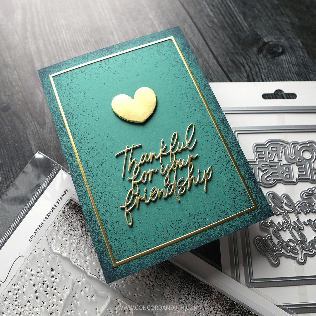 Concord & 9th KRISTINA WERNER Splatter Texture Stamp Set