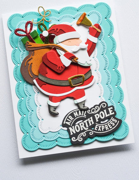 Memory Box 94737 Layered Festive Santa craft die
