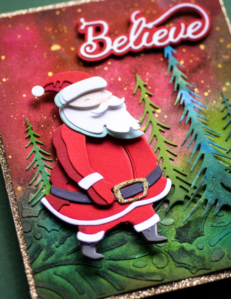 Memory Box 94737 Layered Festive Santa craft die