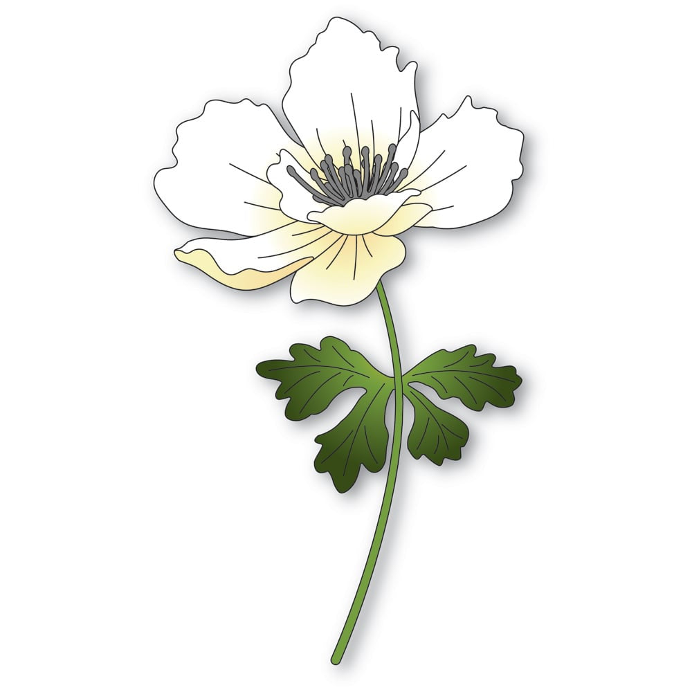 Memory Box 94764 Graceful Anemone craft die