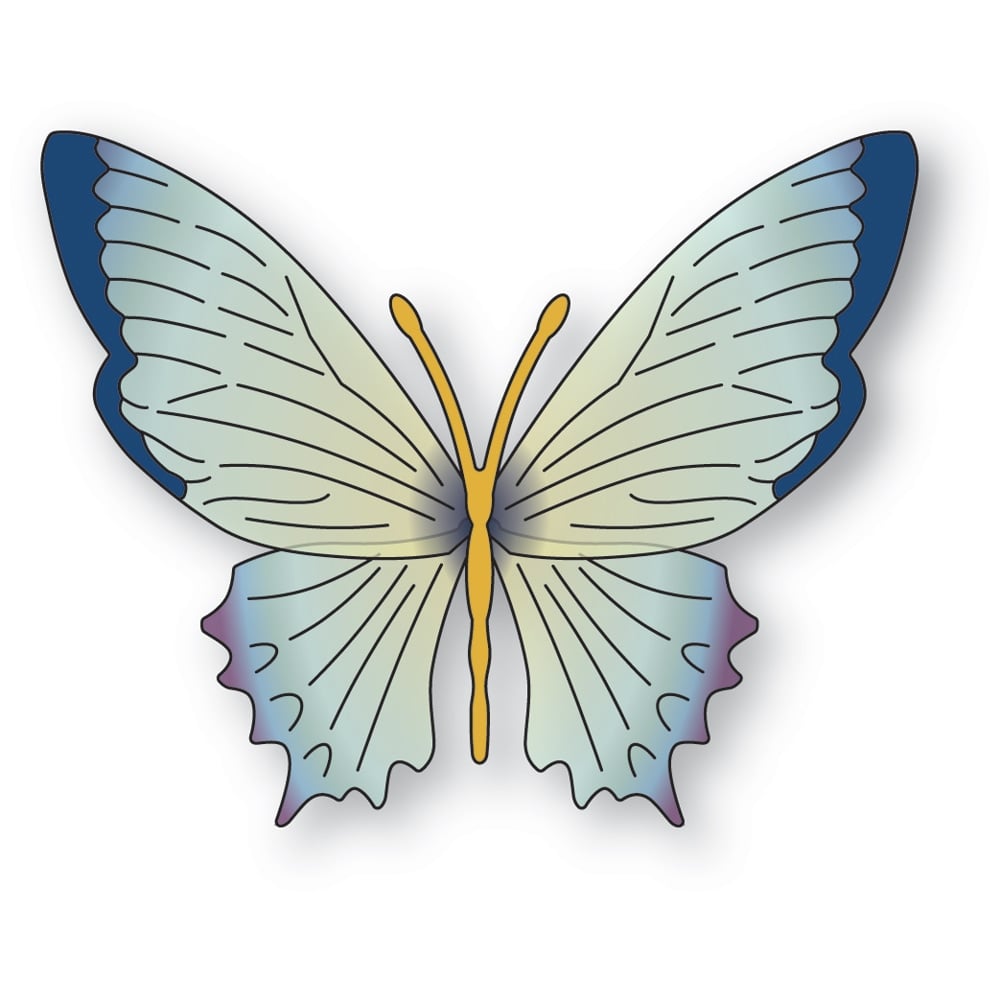 Memory Box 94832 Blue River Butterfly craft die 