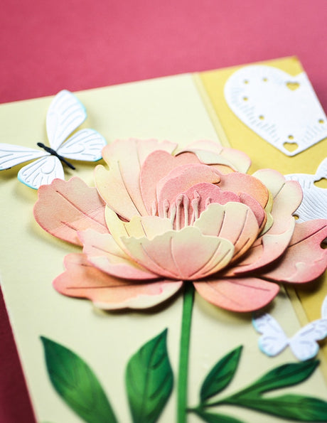 Memory Box 94873 Refined Peony Bloom craft die