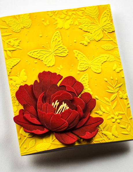 Memory Box 94873 Refined Peony Bloom craft die