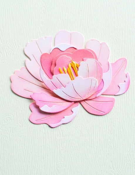 Memory Box 94873 Refined Peony Bloom craft die