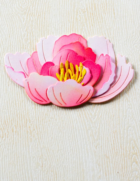 Memory Box 94878 Elegant Peony Blossom craft die