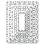 Memory Box 94884 Cherish Scalloped Frames craft die