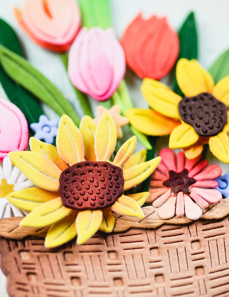 Memory box 94888 – Flower Basket Bouquet Craft Die