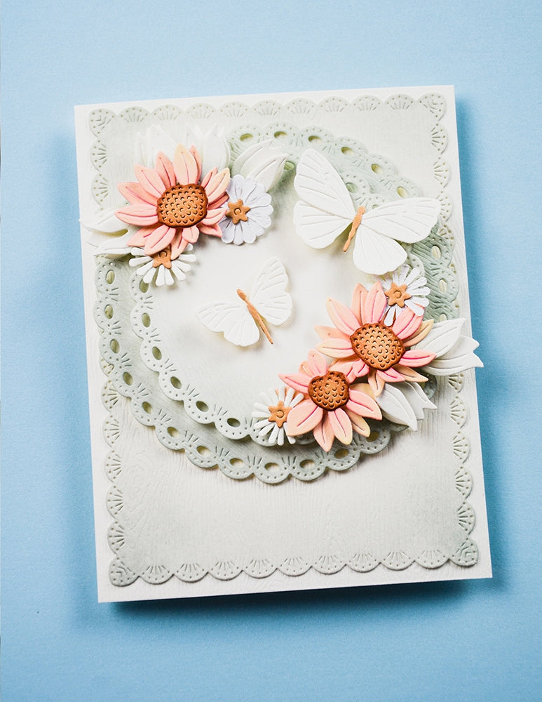 Memory box 94888 – Flower Basket Bouquet Craft Die