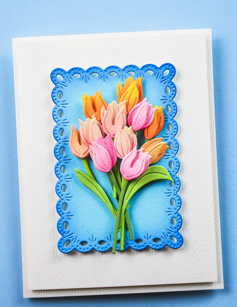 Memory box 94904 – Oval Eyelet Rectangle Frames Craft Die