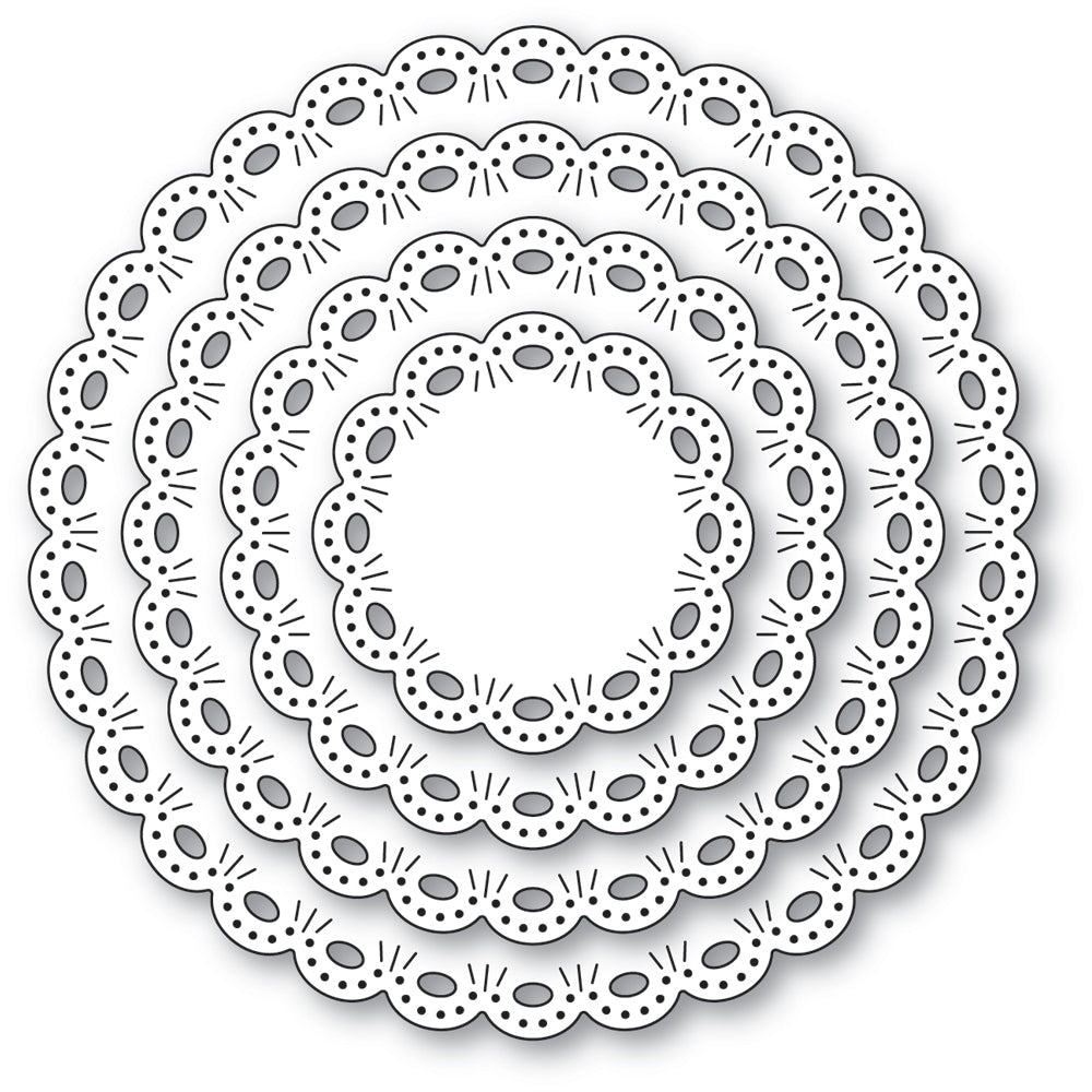 Memory box 94905 – Round Eyelet Circle Frames Craft Die