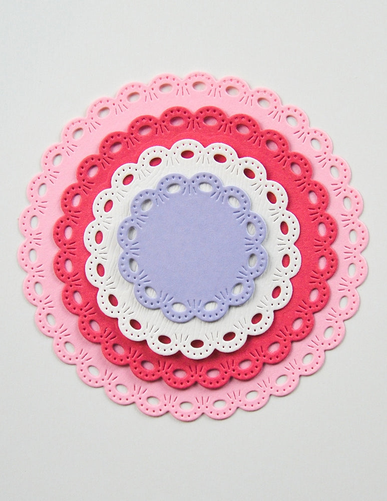 Memory box 94905 – Round Eyelet Circle Frames Craft Die