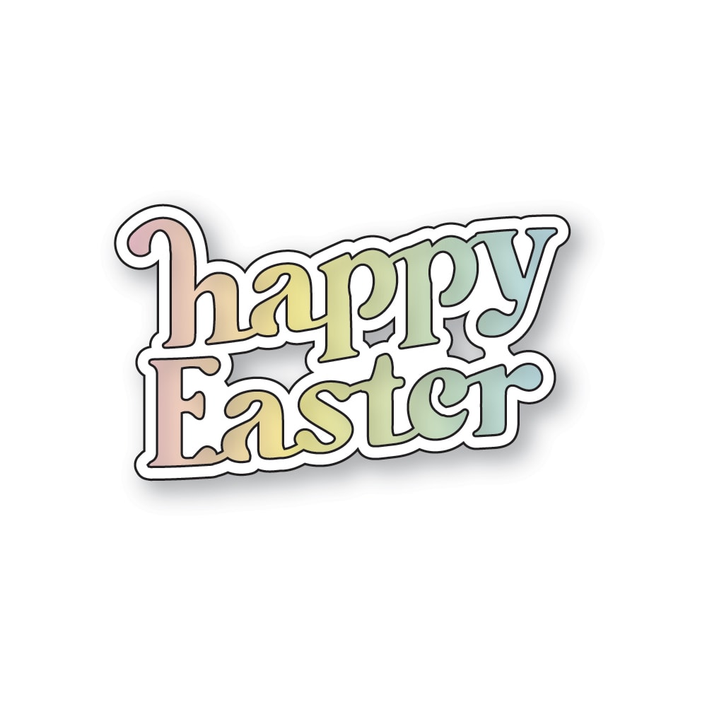 Memory Box 94906 Cheery Happy Easter craft die