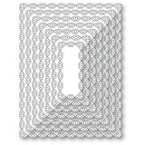 Memory Box 94907 Fan Stitch Scalloped Frames craft die