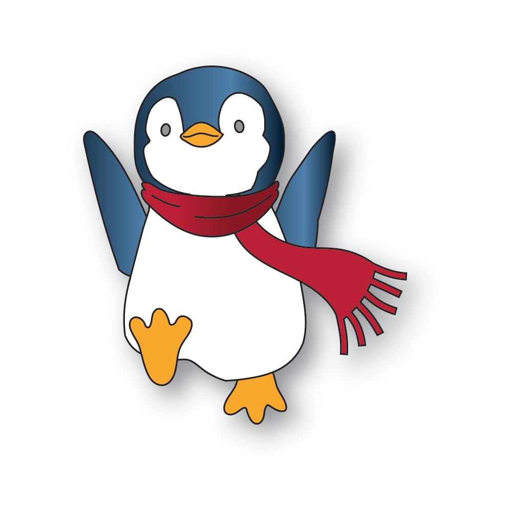 Memory Box 94915 Marching Penguin craft die