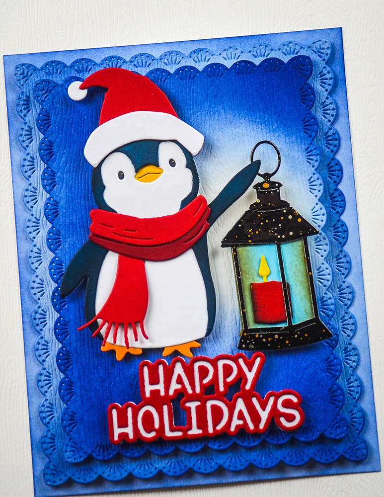 Memory Box 94919 Waving Penguin craft die