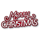 Memory Box 94922 Merry Christmas Celebration Script craft die