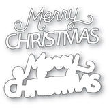Memory Box 94922 Merry Christmas Celebration Script craft die