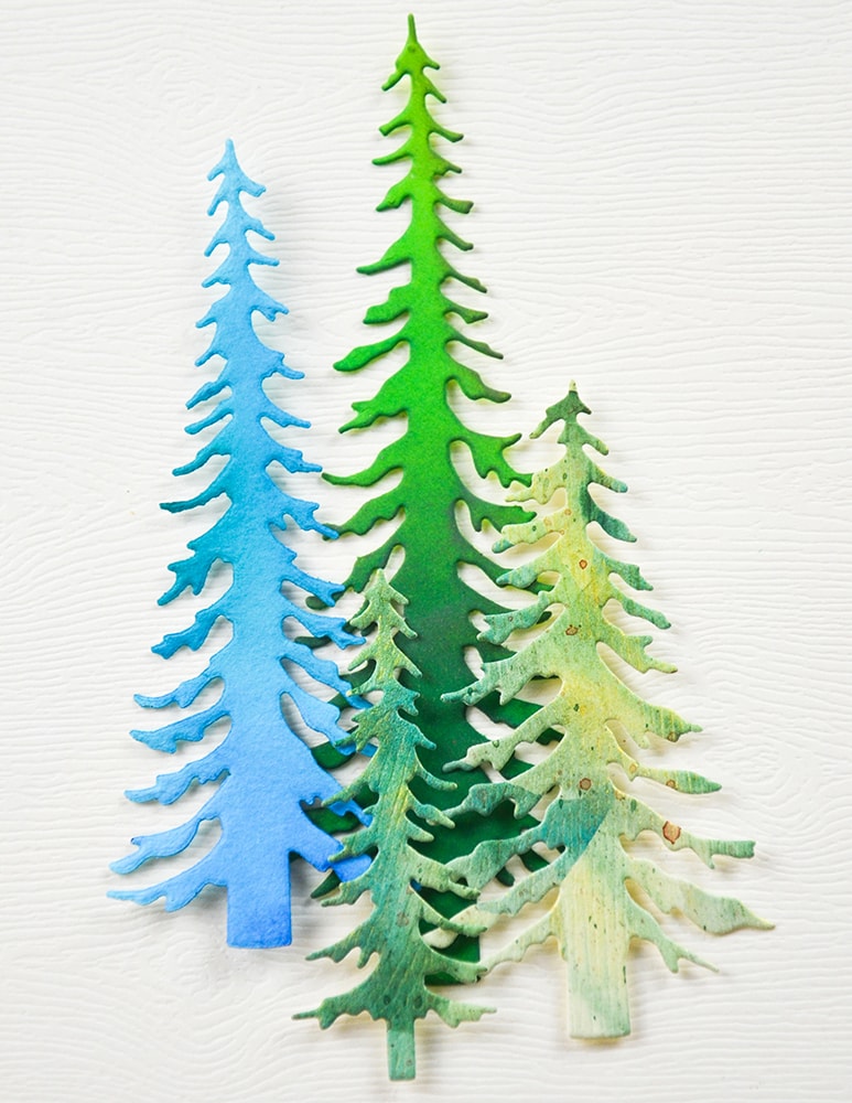 Memory Box 94939 Tall Evergreen Trees craft die