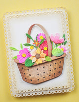 Memory Box Woven Flower Basket craft die 94941