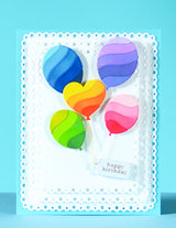 Memory Box Wavy Balloons craft die 94952