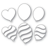 Memory Box Wavy Balloons craft die 94952