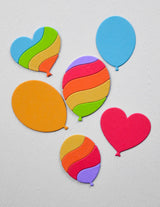 Memory Box Wavy Balloons craft die 94952