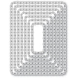 Memory Box Notched Eyelet Frames craft die 94962