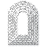 Memory Box Fan Stitch Scalloped Arch Frames Craft Die - 94967