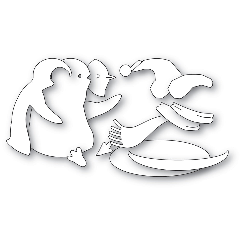 Memory Box Sledding Penguin Craft Die - 94972
