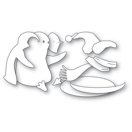 Memory Box Sledding Penguin Craft Die - 94972
