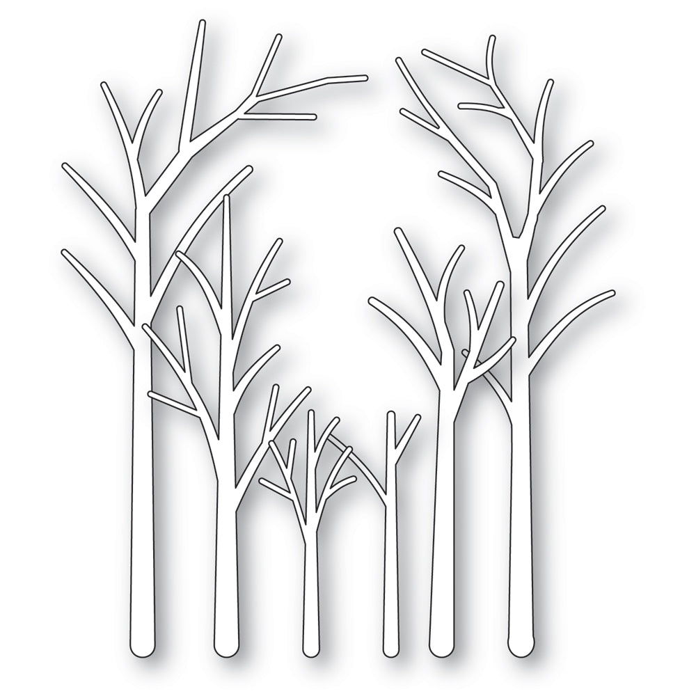 Memory Box Gathered Tree Trunks Craft Die - 94976
