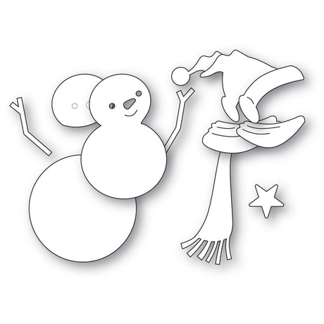 Memory Box Wishful Snowman Craft Die - 94981